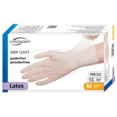 Manusi consult GRIP LIGHT-latex, fara pudra-diverse marimi, albe-100 buc [3]