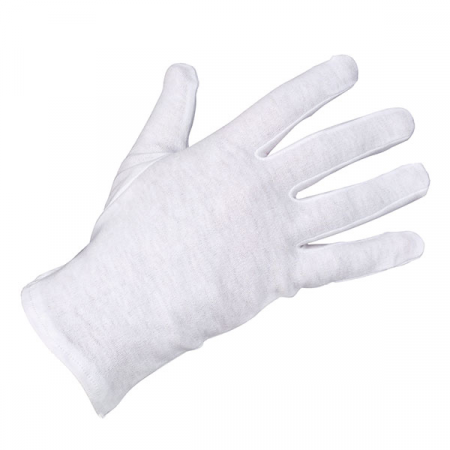Food - Manusi textile bumbac SOFT-HAND-albe,diverse grupe-pereche