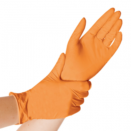 Manusi unica folosinta SAFE FIT-nitril, fara pudra-24 cm-diverse sortimente-200 buc [6]