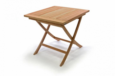 Mese si scaune pliabile - Masa din lemn de TEAK - patrata 80x80 cm  inaltime 75cm