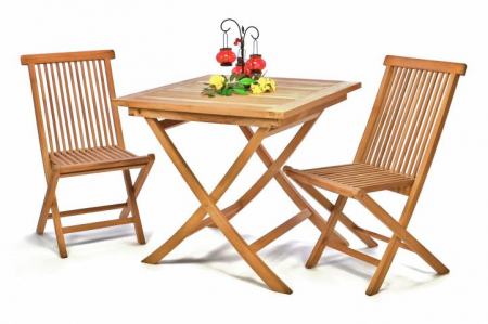Masa din lemn de TEAK - patrata 80x80 cm  inaltime 75cm [1]