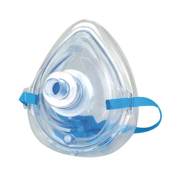 Masca respiratie gura la gura - Pocket Breezer - cutie CPR mask - albastru [2]