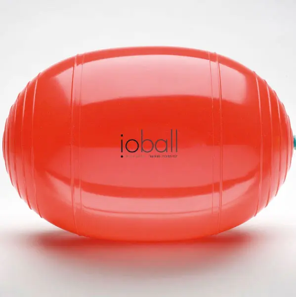 Terapie alternativa - Minge eliptica io-BALL pentru fitness - culoare rosie