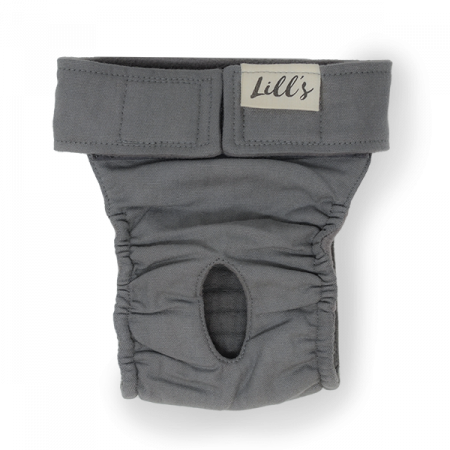 Produse ingrijire - Pantaloni LOU pentru catele in calduri , foarte absorbanti, lavabili - din bumbac 100% organic