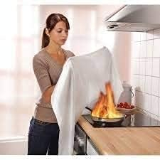 ECHIPAMENTE PPS - Patura ignifuga incendiu FIRE PROTECT - 1 x 1 m - cu fibra de sticla