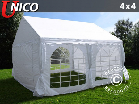 EVENIMENTE - Pavilion - cort 4x4m UNICO - culoare alb