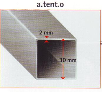 Picior Aluminiu pentru pavilion Profi - piesa schimb [1]