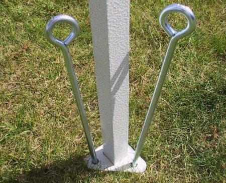 GRADINA - TERASA - Piron pentru prindere FLEXTENT - 25 cm - cu carlig prindere