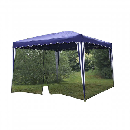 Inchideri terase - Plasa tantari  muste pentru Pavilion 3x3M - 12 m lungime - culoare negru