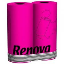 Produse hartie - Prosop hartie Renova - diverse culori - 2 role