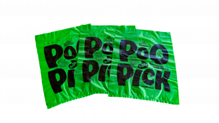 Punga igienica pentru caini POOPICK - 100% biodegradabil – 0% plastic, 0% petrol - 100 buc [1]
