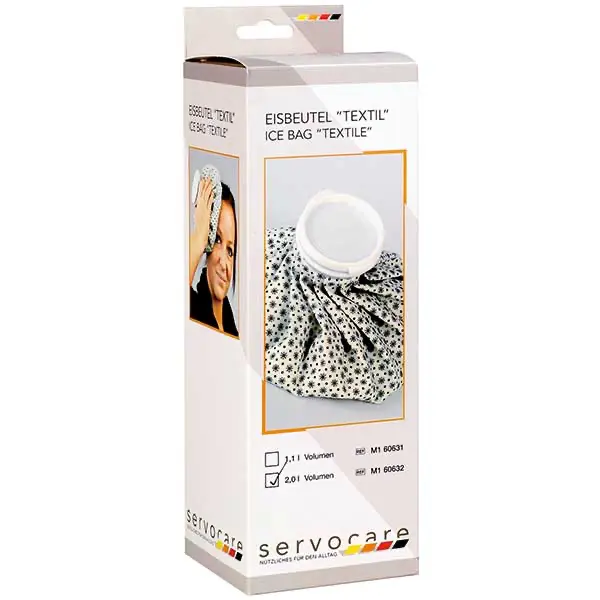 Recipient gheata SERVOCARE - material textil  cu capac - 2 litri  26 cm [2]