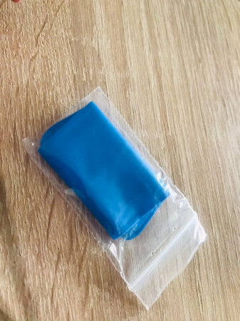 Rezerva degetar - protectie pansament culoare albastra [1]