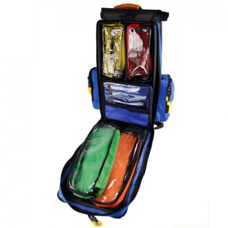 Rucsac medic pentru ambulanta YELLOW BLUE - 36x47x26 cm - cu 5 module si interior modular [2]