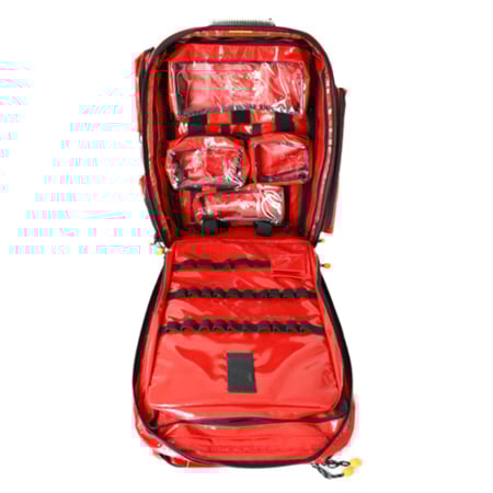 Rucsac urgente ambulanta PROFI RED PLANE - impermeabil - 65x42x23 cm - cu 2 buzunare [3]