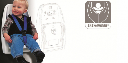 Scaun de siguranta pentru copii - SAFETY SEAT - ALB [2]