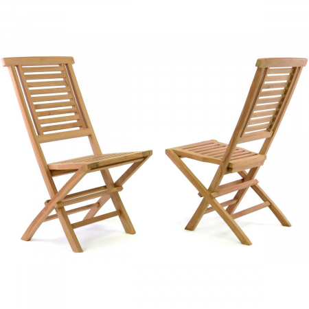 Scaun pentru terasa HANTOWN din lemn de TEAK - pliabil [5]