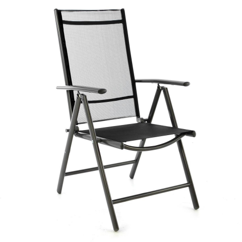 GRADINA - TERASA - Scaun relaxare TEXTLINE multireglabil din Aluminiu