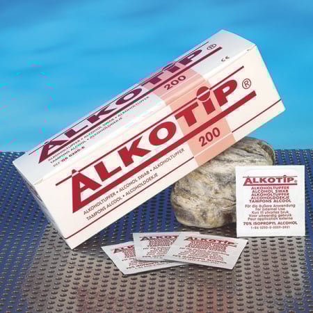 Servetele alcool ALKOTIP PROTECT 6x3 cm - plic igienic- 150 buc [1]