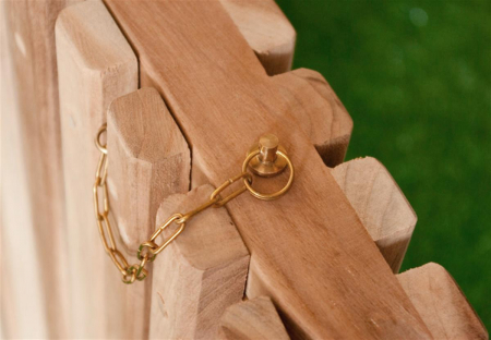 Sezlong pliabil Divero din lemn de Teak [4]