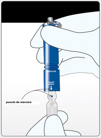 Sistem deschidere fiole - Qlicksmart SnapIt Lite Regular - culoare albastru deschis [3]