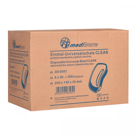 Tavita renala MEDIWARE - unica folosinta - celuloza pura - 10 buc - dimensiuni 257x145x48 mm [2]