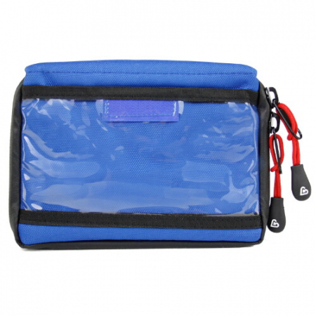 PRIM AJUTOR - Trusa pentru  fiole Ampullarium LIGHT BLUE cu locas pt 40 buc - - 13 x 8 x 6 cm