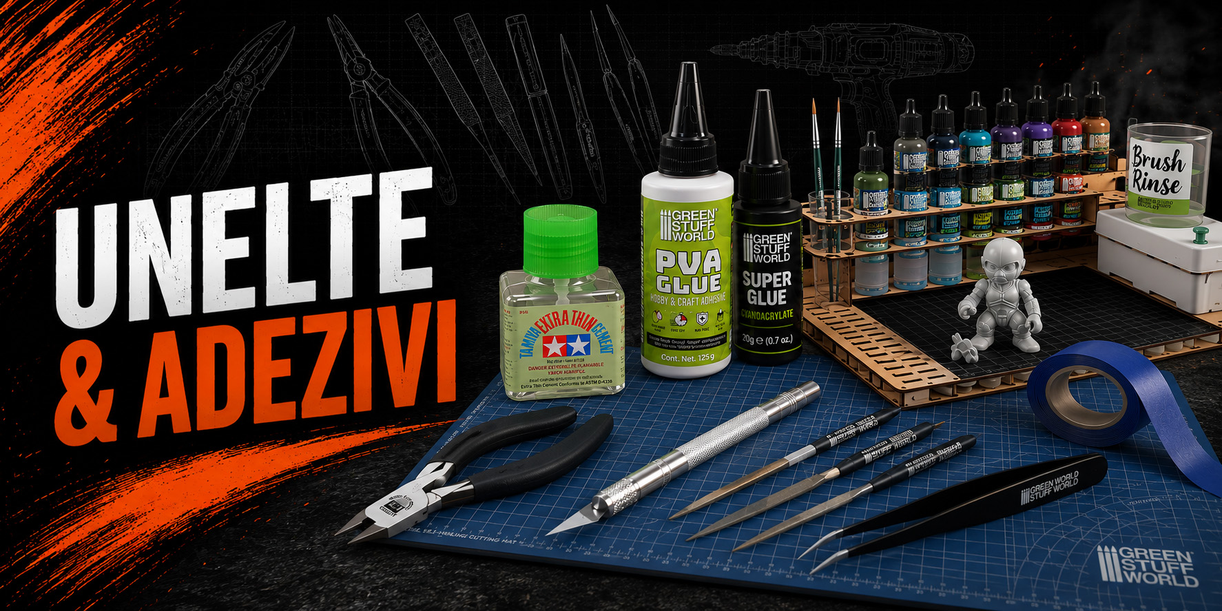 BUTON UNELTE ADEZIVI