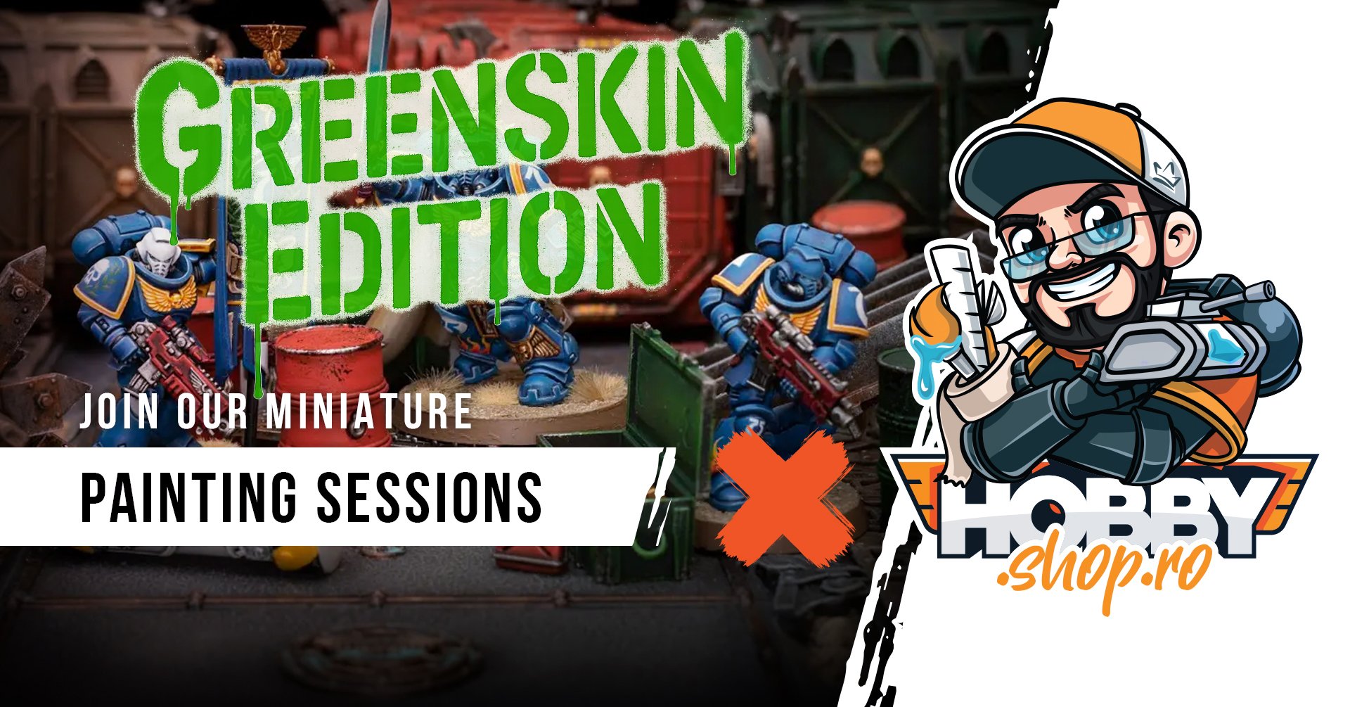 Plastic & Vopsea - Miniature Painting Session 3 "Greenskin Edition"
