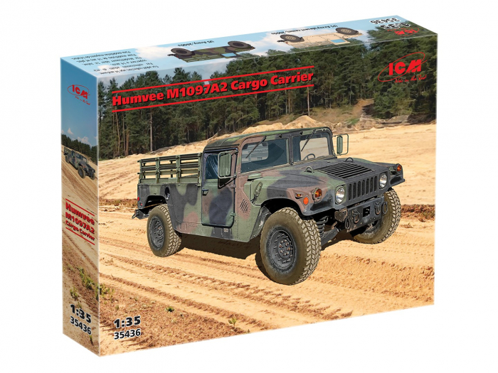 ICM 35436 - 1:35 Cargo Carrier Humvee M1097A2 [1]