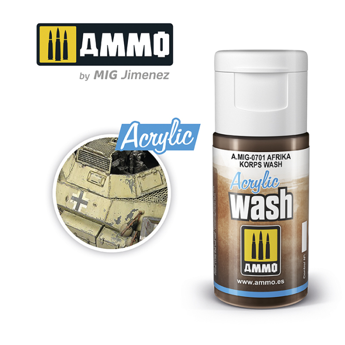 A.MIG-0701 - ACRYLIC WASH Afrika Korps Wash [1]