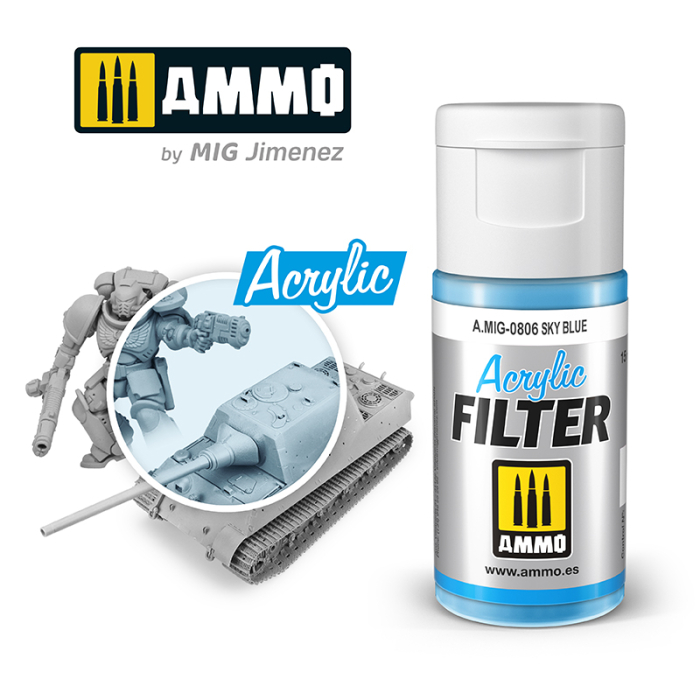 A.MIG-0806 - ACRYLIC FILTER Sky Blue [1]