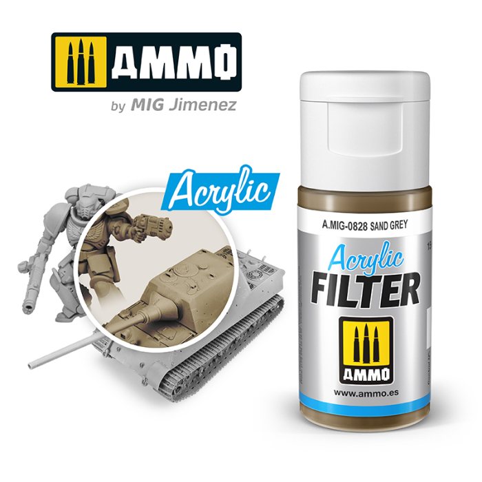 A.MIG-0828 - ACRYLIC FILTER Sand Grey [1]