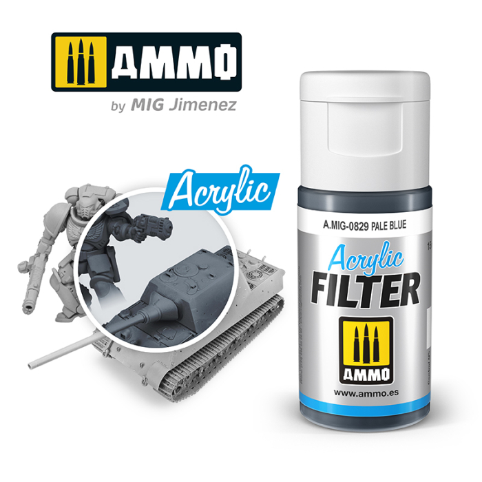 A.MIG-0829 - ACRYLIC FILTER Pale Blue [1]