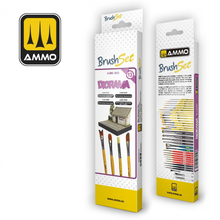 A.MIG-7613 - Dioramas Brushes Set [1]