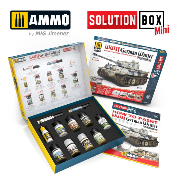 A.MIG-7901 - Solution Box MINI - How to paint WWII German winter vehicles [2]