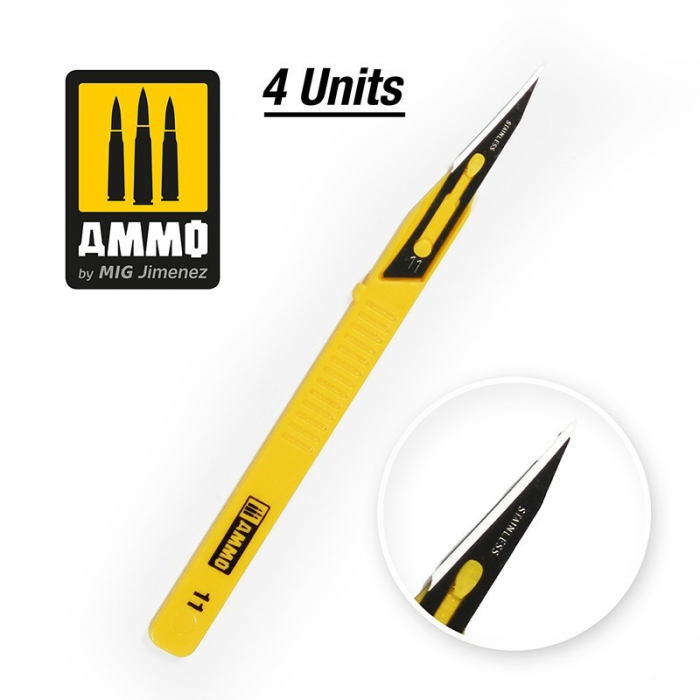 A.MIG-8688 - Mini Blade Straight - 4 pcs. [1]