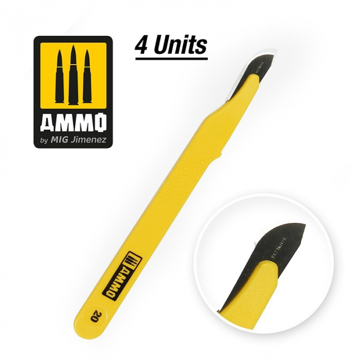 A.MIG-8695 - Standard Blade Curved Large - 4 pcs. [1]