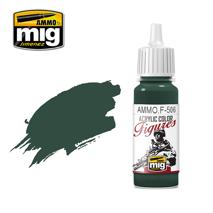 A.MIG-F506 - FIGURES PAINTS Medium Russian Green FS-34092 [1]