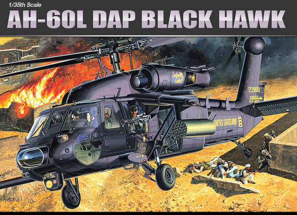 Academy 12115 - 1:35 AH-60L DAP Black Hawk [1]