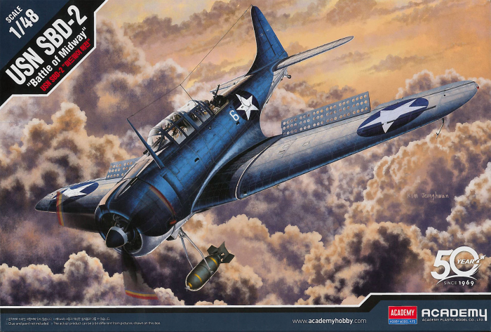 Academy 12335 - 1:48 USN SBD-2 "Midway" [1]