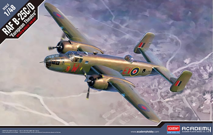 Academy 12339 - 1:48 RAF B-25C/D "European Theatre" [1]