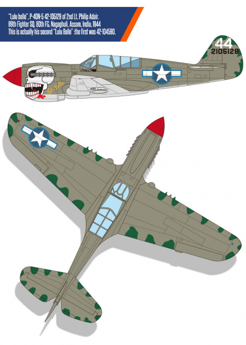 Academy 12341 - 1:48 USAAF P-40N "Battle of Imphal" [2]