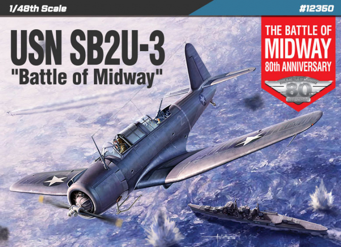 Academy 12350 - 1:48 USN SB2U-3 "Battle of Midway" [1]