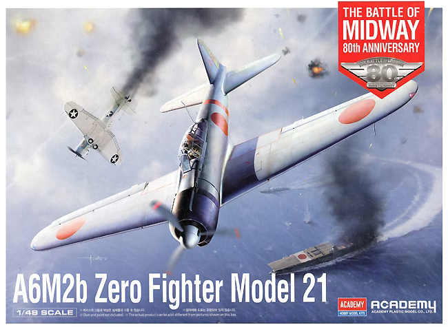 Academy 12352 - 1:48 A6M2b Zero Fighter Modrel 21 "Battle of Midway" [1]
