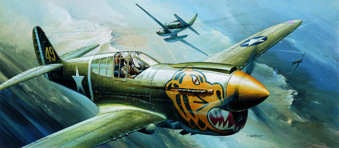 Academy 12468 - 1:72 P-40E [1]