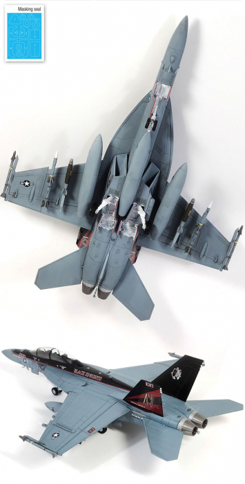 Academy 12577 - 1:72 USN F/A-18F "VFA-154 Black Knight" [4]