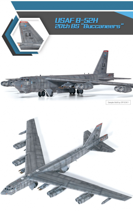 Academy 12622 - 1: 144 USAF B-52H 20th BS "Buccaneers" [2]