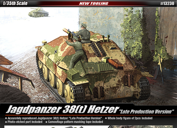 Academy 13230 - 1:35 Jagdpanzer 38t HETZER "LATE VERSION" [1]