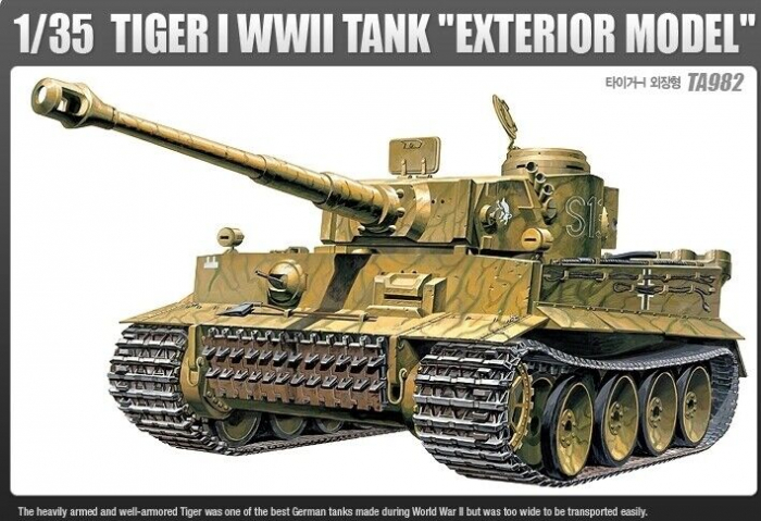 Academy 13264 - 1:35 TIGER I WWII TANK 